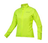Endura Xtract Veste de cyclisme imperméable II pour femme, légère et compacte, jaune haute visibilité, XXL 2XL