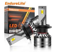 ENdureLite H1 H4 H7 H11 9005 9006 9012 Ampoules LED pour phares, Ampoules pour feux de brouillard, 20 000 lm de luminosité, 300 % plus lumineux, 6000 K blanc froid, 100 W pour un éclairage de conduite