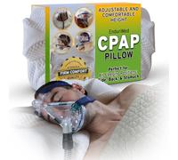 EnduriMed CPAP Pillow for Side Sleeping - Adjustable Memory Foam CPAP Pillows for Side & Back Sleepers - HSA FSA Pillow Eligible for Better Sleep