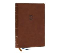 Enduring Word Study Bible: Pastoral Commentary from Every Chapter of the Bible (NKJV, Brown Leathersoft, Red Letter, Comfort Print)