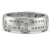 Endyniner Bague rotative en forme de train de métro pour soulager l'anxiété, bijoux pour homme et femme, Métal, Pas de pierre précieuse