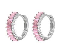 ene Boucles d'oreilles en filigrane Ladder Square Zircon Boucles d'oreilles Circle Boucle d'oreille Femme Tout Tempérament Simple Ensemble Multicolore Accessoires Boucles d'oreilles Boîte, taille