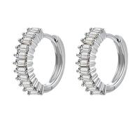 ene Boucles d'oreilles en filigrane Ladder Square Zircon Boucles d'oreilles Circle Boucle d'oreille Femme Tout Tempérament Simple Ensemble Multicolore Accessoires Boucles d'oreilles Boîte, taille