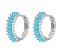 ene Boucles d'oreilles en filigrane Ladder Square Zircon Boucles d'oreilles Circle Boucle d'oreille Femme Tout Tempérament Simple Ensemble Multicolore Accessoires Boucles d'oreilles Boîte, taille