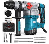 ENEACRO Réglable,Souple Marteau Perforateur, 1500W 6J, 6 Vitesses, 4 Fonctions & Plus Rapidement Changer Le Mandrin SDS-Plus, Embrayage de Sécurité & Technologie Anti-vibration