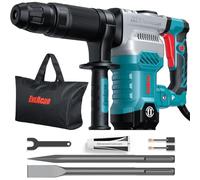 ENEACRO SDS-Max Marteau de Démolition, Marteau Piqueur pour Béton, Puissant 1300W 20 Joule Électric, Système Anti-Vibration, Coque en alliage d'aluminium, Inclut Sac à Outils et Burins