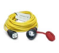 ENECEN 1001105 Rallonge électrique 230 V/16 A IP44 PVC K35 AT-N07V3V3-F 3 x 1,5 mm² Jaune avec caoutchouc ST/KU BD 5 m