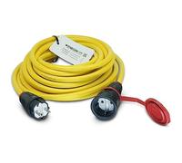 ENECEN 1001205 Rallonge électrique 230V/16A IP44 PVC K35 AT-N07V3V3-F 3x2,5 mm² Jaune avec Caoutchouc ST/KU BD 5m