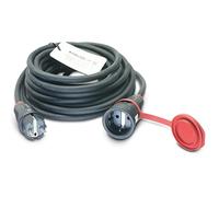 ENECEN 1022203 Rallonge 230 V/16 A IP44 Caoutchouc H07RN-F 3 x 2,5 mm² avec Caoutchouc Solide St/KU BD 3 m