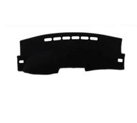 ENEFCKCHRL Tapis Tableau Bord Voiture Couverture Tableau Bord Voiture LHD pour pour Corolla 2007 - 2018 Évite Les Coussinets Lumineux Tapis Antidérapant Accessoires(07-13 Front Black)