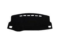 ENEFCKCHRL Tapis Tableau Bord Voiture Couverture Tableau Bord Voiture LHD pour pour Corolla 2007 - 2018 Évite Les Coussinets Lumineux Tapis Antidérapant Accessoires(14-18 Front Black)