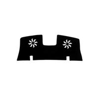 ENEFCKCHRL Tapis Tableau Bord Voiture pour pour Corolla E160 E170 E180 2014-2018 Tableau Bord Voiture Éviter Le Coussin Lumineux Plate-Forme D'instrument Couverture Bureau Tapis(Rear Black Side)