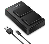 ENEGON 2 Pack LP-E17 Batterie Appareil Photo avec Micro USB Double Chargeur pour Canon Rebel SL2, T6i, T6s, T7i, EOS R10, R8, RP, R50, R100,M3, M5, M6, 200D, 250D, 77D, 750D, 760D, 800D, 8000D