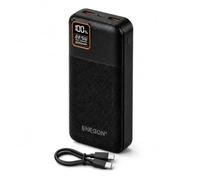 ENEGON 20 000 mAh Power Bank, 22,5 W PD Fast Charging Portable Charger, LED Digital Display, USB-C Input and Output, 3 Outputs, 2 Inputs Battery Pack, 1 câble