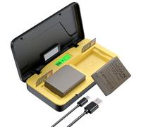 ENEGON Batterie NP-W126S / W126 1680mAh Chargeur Rapide 20W LCD pour Fujifilm X100V, X100VI, X100F, X-T1, X-T3, X-T30, X-T100, X-A1, X-E1, X-E2, X-E3, X-M1, X-Pro1, HS30EXR, HS35EXR, HS50EXR