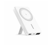 ENEGON Chargeur portable sans fil magnétique pliable 10 000 mAh avec écran LED compatible avec iPhone 17/16/15 Pro/14/13/12, idéal pour les voyages et les sorties quotidiennes, idéal pour les petits
