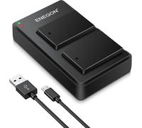 ENEGON Lot de 2 Batteries LP-E17 pour Appareil Photo avec Chargeur pour Canon EOS 200D 77D 750D 760D 800D 8000D, M3, M5, M6, EOS R10, R8, RP, R50, R100, Rebel SL2, T6i, T6s, T7i
