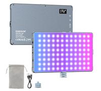 ENEGON Lumière vidéo LED RGB 10000mAh - 276 Perles LED avec écran OLED, 18,5W Max, CCT 2500-9900K, CRI 96+, 21 Modes scène - pour Photographie, Youtube, TikTok et conférences vidéo