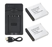 ENEGON NB-6L Batterie de Remplacement (2 Paquets) et Kit de Chargeur pour Canon NB-6LH, CB-2LY et Canon PowerShot SX510 HS, SX500 is, SX700 HS, SX280 HS, SX260 HS, SX170 is et Plus d'Appareils Photo