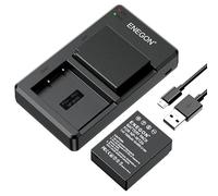 ENEGON NP-W126S / W126 Batterie de Rechange (2 Paquets) et Chargeur Double Intelligent LED USB pour Fujifilm X100F X100V X100VI X-T3, X-T2, X-T1, X-Pro2 XS10, XT30, XT30 II, XT20,