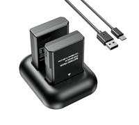 ENEGONPOW EN-EL14/EN-EL14a Batterie de Rechange 2 Pièces et Kit de Chargeur Rapide pour Nikon et Coolpix P7000, P7100, P7700, P7800 DSLR D3100, D3200, D3300, D3400, D5100, D5200, D5300, D5500, DF