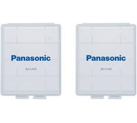 Eneloop Panasonic BQ-CASE2SA Lot de 2 boîtiers de Rangement pour Piles 4AA ou 5AAA