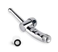 Enema Kit de nettoyage pour pomme de douche avec système de douche colonique pour lavement de douche - Kit d'ennema douche (argent)