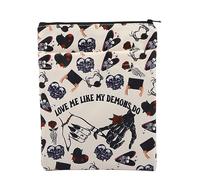 Enemies to Lovers Pochette de livre gothique pour amoureux Cadeau de Saint-Valentin Gothique Cadeau de mariage Squelette Tête de mort Mains Cadeau (Demons BM)
