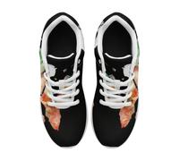 ENEN Baskets Homme Femme 36-46 Imprimé Multicolore (Rouge Vert,44)
