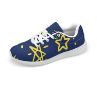 ENEN Baskets Homme Femme Respirantes 36-46 Étoiles (Graffiti,45)