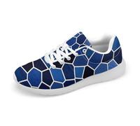 ENEN Baskets Homme Femme Respirantes 36-46 Imprimé 3D (Géométrique,44)