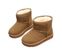 ENEN Bottes de Neige Enfant pour Fille et Garçon, Bottines d'hiver Antidérapant Chaussures Chaud Doublé Bottines pour Extérieur