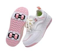 ENEN Chaussure a Roulette Fille Roller 4 Roues | 2 en 1 Mode Patins à roulettes Retractable Enfant, Chaussures a Roulettes Garçons pour Extérieur Réglables Adolescents