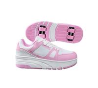 ENEN Chaussure a Roulette Mode Fille, Chaussures a roulettes Retractable Garçons, Basket Roulette Enfant, Roller 4 Roues Déformable Adolescents pour Intérieur Extérieur Style de Rue