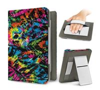 ENEN Coque pour Kindle 6.8-7 inch, Liseuse Étuis Stand Coque Housse avec Dragonne, 11e et 12e Générations Étui Compatible, Graffiti en 3D Protection Kindle Universel (Style 9)
