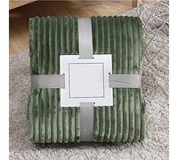 ENEN Couette en Microfibre Couverture Polaire Plaid Couvre-lit Polaire Doux pour Canapé lit Fauteuil pour Adultes et Enfants,Libre Masque Yeux (100x150cm,Vert)