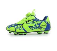 ENEN Crampon Foot Enfant Boucle Pivotante, Crampons Foot Mixte Enfant Antidérapant, Jeunesse Spike Formation Respirantes, Chaussures de Sport Profession pour Pelouses Formation