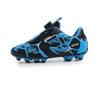 ENEN Crampon Foot Enfant Boucle Pivotante, Crampons Foot Mixte Enfant Antidérapant, Jeunesse Spike Formation Respirantes, Chaussures de Sport Profession pour Pelouses Formation