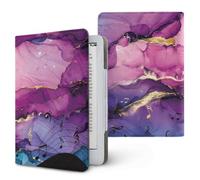 ENEN Étuis pour Kindle 6.8" 7", Coque pour Kindle Étui de Protection avec Support et Dragonne Housse Folio Motif Marbre 3D Compatible Liseuse 6.8" 7" Protection Universel (Note de Musique A)