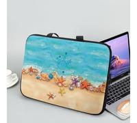 ENEN Impression de Plage Sacoche pour Ordinateur Portable Porte-Documents Sacs À Main, Sac D'ordinateur Portable pour 13 "15.6" Ordinateur Portable Sac de Travail (15 Pouce,étoile de mer)
