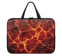 ENEN Sacoche pour Ordinateur 3D Flamme, Portable Porte-Documents Sacs à Main Imperméable, Sac D'ordinateur Portable pour 10-17 Pouce Ordinateur (Magma,15’’)