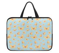 ENEN Sacoche pour Ordinateur Impressions Animales en 3D, Portable Porte-Documents Sacs à Main Imperméable, Sac D'ordinateur Portable pour 10-17 Pouce Ordinateur (Papillon Jaune,17’’)