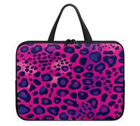ENEN Sacoche pour Ordinateur Imprimés Léopards, Portable Porte-Documents Sacs à Main Imperméable, Sac D'ordinateur Portable pour 10-17'' Ordinateur Portable (10’’,Rose Violet)