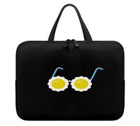 ENEN Sacoche pour Ordinateur Motif Imprimé en 3D, Portable Porte-Documents Sacs à Main Imperméable, Sac D'ordinateur Portable pour 10-17 Pouce Ordinateur (Lunettes,15’’)