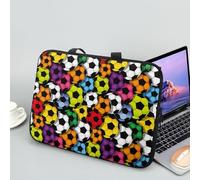 ENEN Sacoche pour Ordinateur Portable Porte-Documents Sacs À Main, 3D Football Sac D'ordinateur Portable pour Ordinateur Portable Sac de Travail (15 Pouce,Multicolore)