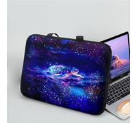 ENEN Sacoche pour Ordinateur Portable Porte-Documents Sacs À Main, 3D Tortue de mer Sac D'ordinateur Portable pour Ordinateur Portable Sac de Travail (15 Pouce,Univers)