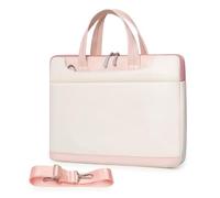 ENEN Sacoche pour Ordinateur Portable Porte-Documents Sacs À Main, Epaule Simple Sac D'ordinateur Portable pour 13-15.6 "Ordinateur Portable Ordinateur Portable Sacs À Bandoulière (13 Pouces,Rose)
