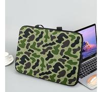 ENEN Sacoche pour Ordinateur Portable Porte-Documents Sacs À Main, Impression de Camouflage Sac D'ordinateur Portable pour Ordinateur Portable Sac de Travail (15 Pouce,Armée Verte)
