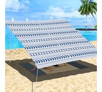 ENEN Voile d'Ombrage Imperméable, 3D Rectangle Ombrage Exterieur Toile Pergola Protection des Rayons UV, Toile Ombrage pour Plein Air, Jardin Terrasse -Paysage d'été (Boho,2x2.4m)
