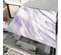 ENEN Voile d'Ombrage Imperméable Carré, Modèle de Marbre 3D Toile Ombrage Exterieur Toile Pergola Protection des Rayons UV, Toile Ombrage pour Plein Air Jardin Terrasse (Violet Clair,1,8x1,8m)